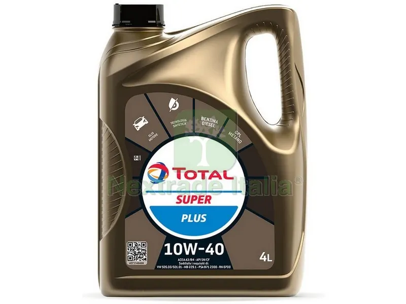 3PZ Olio Motore Super Plus 10W40 lt. 4 — Ricambi e fluidi auto — rif. FERX.VIT52196 3PZ Olio Motore Super Plus 10W40 lt. 4 — Ricambi e fluidi auto — rif. FERX.VIT52196