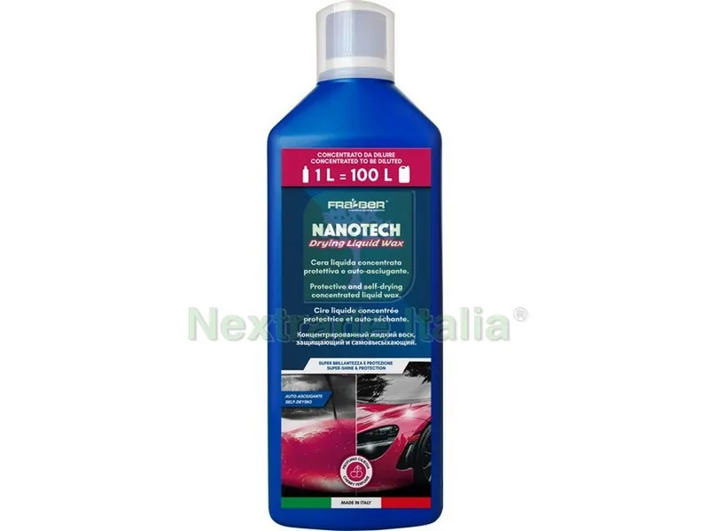 CERA LIQUIDA CONCENTRATA E AUTO-ASCIUGANTE ''NANOTECH'' Lt. 1 — Cere e finiture legno — rif. FERX.VIT54994