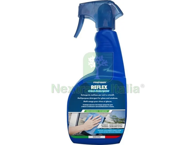 Detergente per Vetri Auto ''reflex'' ml. 750 — Scarichi e sifoni — rif. FERX.VIT54993 Detergente per Vetri Auto ''reflex'' ml. 750 — Scarichi e sifoni — rif. FERX.VIT54993