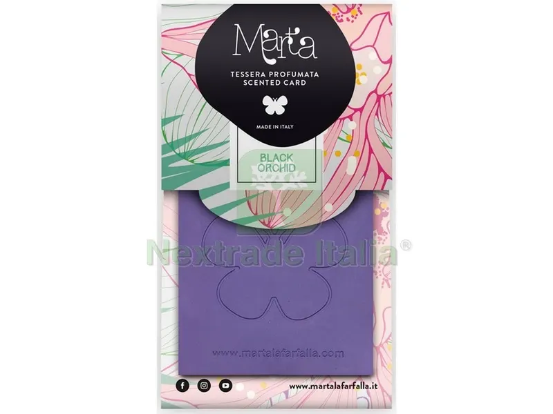 Profumatore Appendibile ''marta Card'' Orchidea Nera — Tempo libero outdoor — rif. FERX.VIT55009 Profumatore Appendibile ''marta Card'' Orchidea Nera — Tempo libero outdoor — rif. FERX.VIT55009