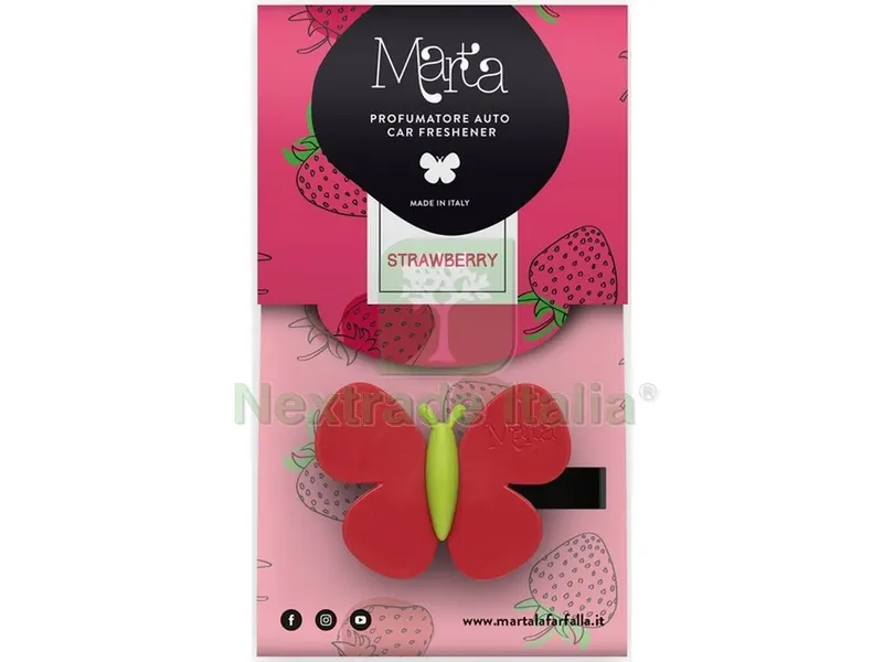 PROFUMATORE AUTO ''MARTA LA FARFALLA'' Fragola — Tempo libero outdoor — rif. FERX.VIT54998