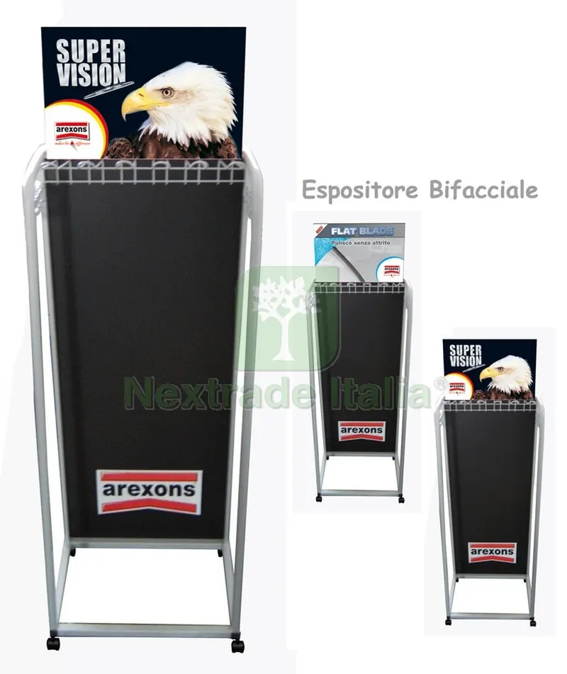 Espositore Metallico Spazzole Tergicristallo cm. 46x42x105 h — Cura e accessori auto — rif. FERX.VIT33987 Espositore Metallico Spazzole Tergicristallo cm. 46x42x105 h — Cura e accessori auto — rif. FERX.VIT33987