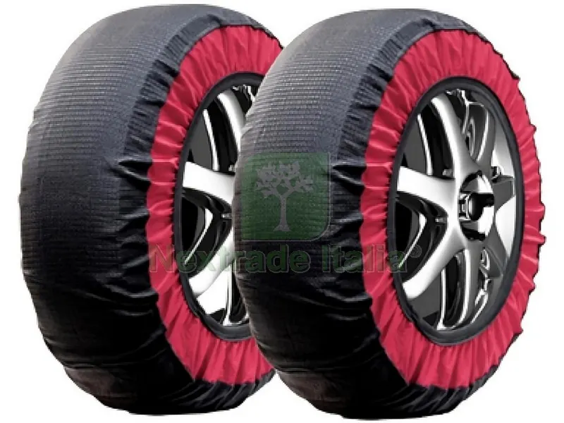 CALZE DA NEVE OMOLOGATE PER AUTO mis. XL — Cura e accessori auto — rif. FERX.VIT54607