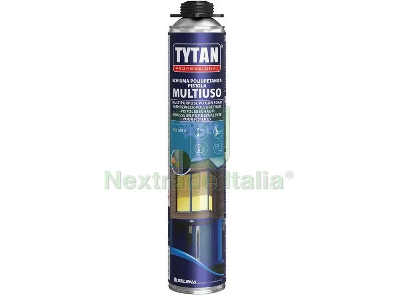 12PZ SCHIUMA POLIURETANICA UNIVERSALE MULTIUSO PER SPRUZZATORE ml. 750 — Adesivi e sigillanti — rif. FERX.VIT46333