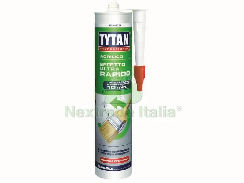 12PZ SILICONE ACRILICO ULTRA RAPIDO ml. 300 - Bianco — Adesivi e sigillanti — rif. FERX.VIT46643