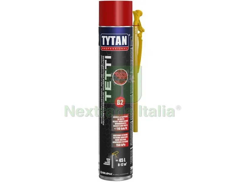 12PZ Schiuma Poliuretanica Tetti B2 Manuale ml. 750 — Adesivi e sigillanti — rif. FERX.VIT38580 12PZ Schiuma Poliuretanica Tetti B2 Manuale ml. 750 — Adesivi e sigillanti — rif. FERX.VIT38580