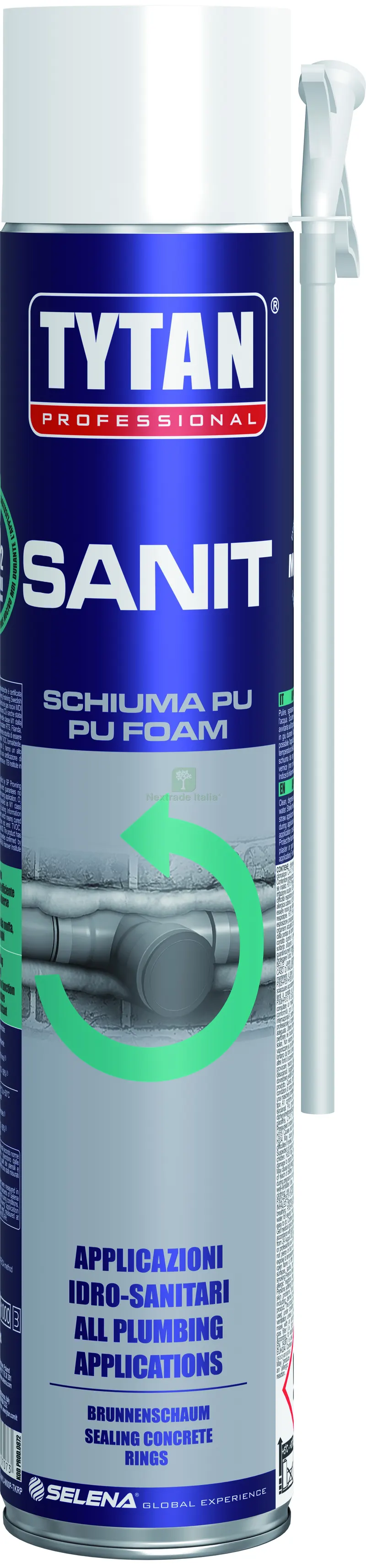 SCHIUMA POLIURETANICA SANIT MANUALE ml. 750 per sanitari e pozzetti — Adesivi e sigillanti — rif. FERX.VIT57017 SCHIUMA POLIURETANICA SANIT MANUALE ml. 750 per sanitari e pozzetti — Adesivi e sigillanti — rif. FERX.VIT57017