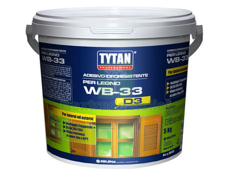 Colla Vinilica WB-33 kg. 5 — Adesivi e sigillanti — rif. FERX.VIT39346 Colla Vinilica WB-33 kg. 5 — Adesivi e sigillanti — rif. FERX.VIT39346