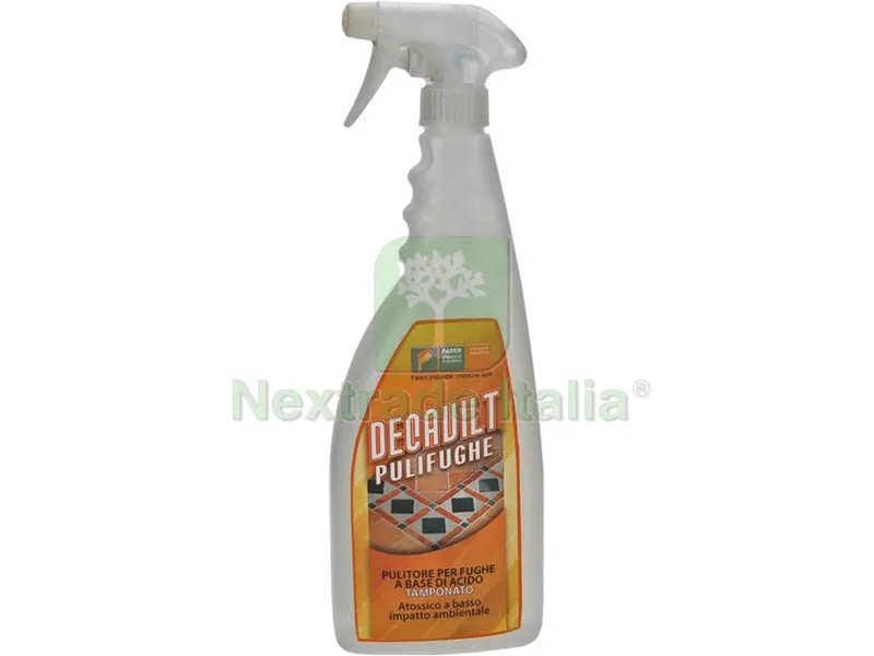 12PZ PULITORE ACIDO PER FUGHE DECAVIL T ml. 750 — Diluenti e solventi — rif. FERX.VIT37461 12PZ PULITORE ACIDO PER FUGHE DECAVIL T ml. 750 — Diluenti e solventi — rif. FERX.VIT37461