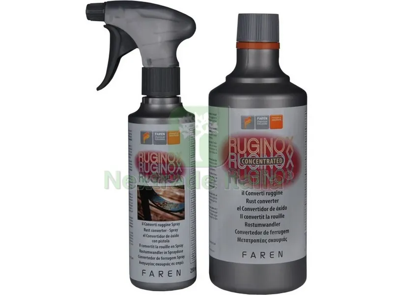 12PZ CONVERTIRUGGINE RUGINOX ml. 250 (in display) — Diluenti e solventi — rif. FERX.VIT25153