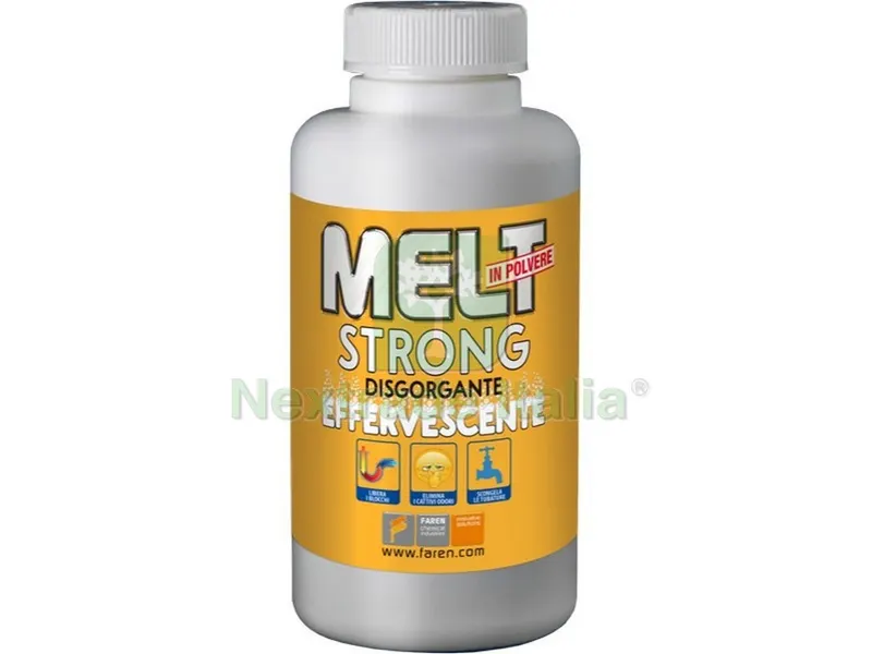 12PZ DISGORGANTE IN POLVERE MELT STRONG GR.600 — Scarichi e sifoni — rif. FERX.VIT49031