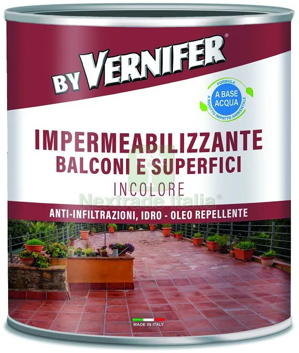 Impermeabilizzante Balconi e Superfici Vernifer lt. 1 — Isolanti e reti — rif. FERX.VIT57361 Impermeabilizzante Balconi e Superfici Vernifer lt. 1 — Isolanti e reti — rif. FERX.VIT57361