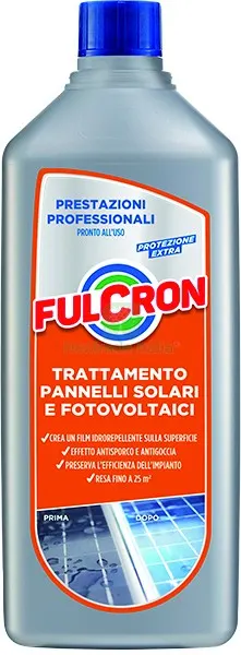 TRATTAMENTO PANNELLI SOLARI E FOTOVOLTAICI FULCRON lt. 1 — Pompe — rif. FERX.VIT57360 TRATTAMENTO PANNELLI SOLARI E FOTOVOLTAICI FULCRON lt. 1 — Pompe — rif. FERX.VIT57360