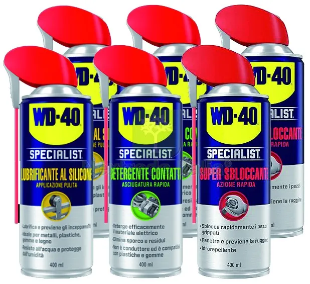 Spray WD-40 Mixed Specialist ML.400 PZ.6 — Lubrificanti e oli — rif. FERX.VIT59165 — foto 2