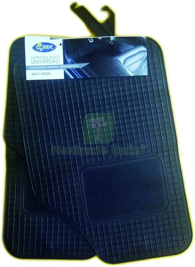 Lubex SET 4 TAPPETI PER AUTO IN PVC SAGOMABILI — Cura e pulizia auto — rif. FERX.VIT59156