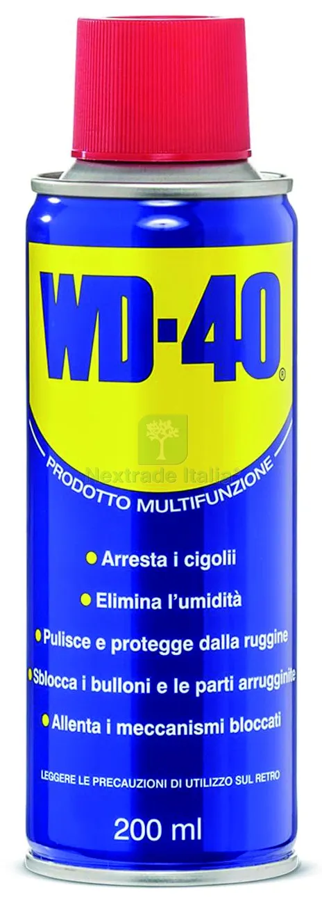 36PZ SPRAY LUBRIFICANTE WD-40 ml. 200 (in display) — Lubrificanti e oli — rif. FERX.VIT23979 36PZ SPRAY LUBRIFICANTE WD-40 ml. 200 (in display) — Lubrificanti e oli — rif. FERX.VIT23979