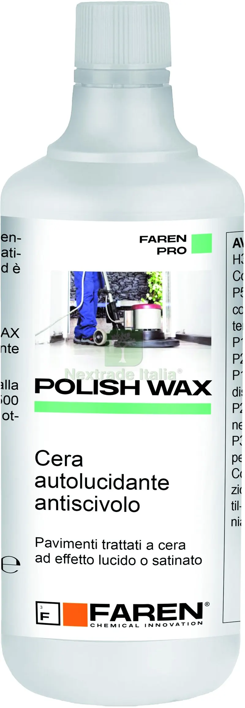 CERA AUTOLUCIDANTE ANTISCIVOLO POLISH WAX lt. 1 — Cura e pulizia auto — rif. FERX.VIT59599 CERA AUTOLUCIDANTE ANTISCIVOLO POLISH WAX lt. 1 — Cura e pulizia auto — rif. FERX.VIT59599