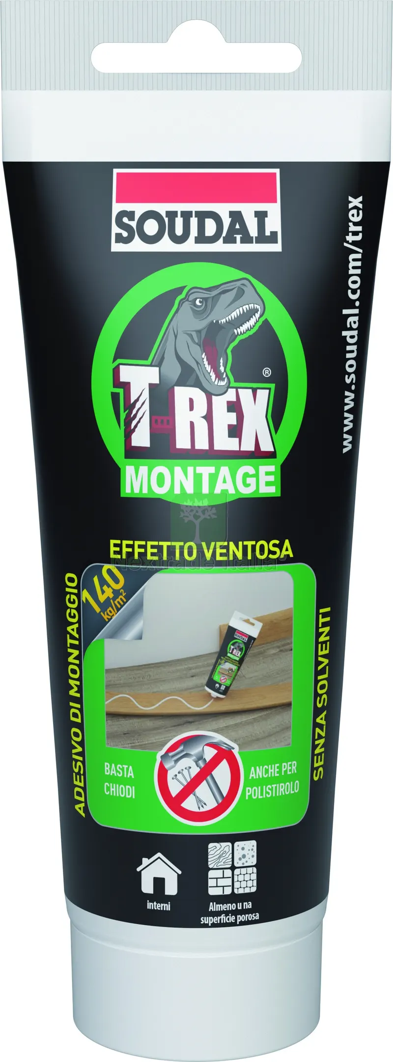 10PZ Adesivo di Montaggio ''T-REX'' Effetto Ventosa ml. 200 - Bianco — Adesivi e sigillanti — rif. FERX.VIT59066 10PZ Adesivo di Montaggio ''T-REX'' Effetto Ventosa ml. 200 - Bianco — Adesivi e sigillanti — rif. FERX.VIT59066