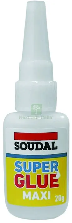 Soudal COLLA ''CYANOFIX SUPERGLUE MAXI'' gr.20 , pz.12 — Adesivi e sigillanti — rif. FERX.VIT60324 Soudal COLLA ''CYANOFIX SUPERGLUE MAXI'' gr.20 , pz.12 — Adesivi e sigillanti — rif. FERX.VIT60324