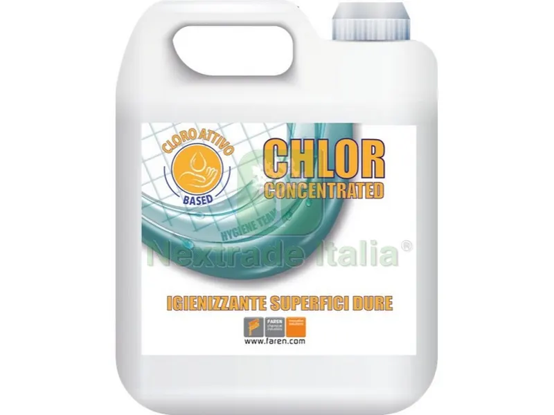 Detergente Igienizzante Chlor concentrato lt. 5 — Scarichi e sifoni — rif. FERX.VIT48254