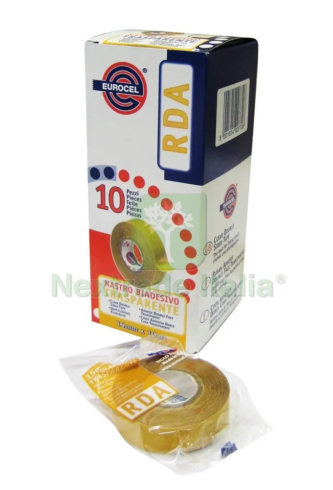 10RT NASTRO BIADESIVO mm. 15x10 mt. col. Trasparente — Adesivi e sigillanti — rif. FERX.VIT29494