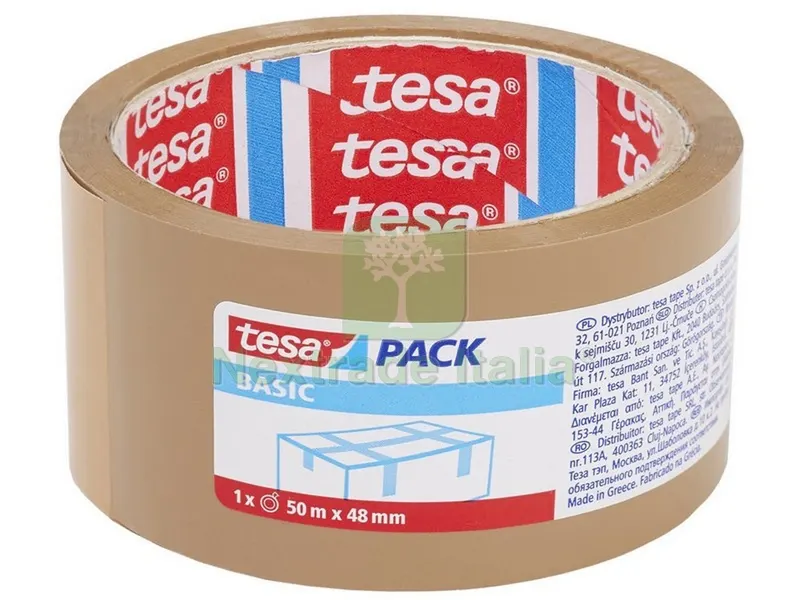 36RT Nastro da Imballo Basic mm. 48x50 mt. col. Avana — Adesivi e sigillanti — rif. FERX.VIT53406 36RT Nastro da Imballo Basic mm. 48x50 mt. col. Avana — Adesivi e sigillanti — rif. FERX.VIT53406