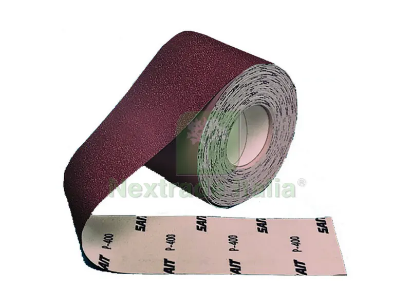 CARTA ABRASIVA VELCRATA RI-SAITAC-VEL AW-D mm. 115x25 mt. grana 40 — Punte, frese e dischi — rif. FERX.VIT40297 CARTA ABRASIVA VELCRATA RI-SAITAC-VEL AW-D mm. 115x25 mt. grana 40 — Punte, frese e dischi — rif. FERX.VIT40297