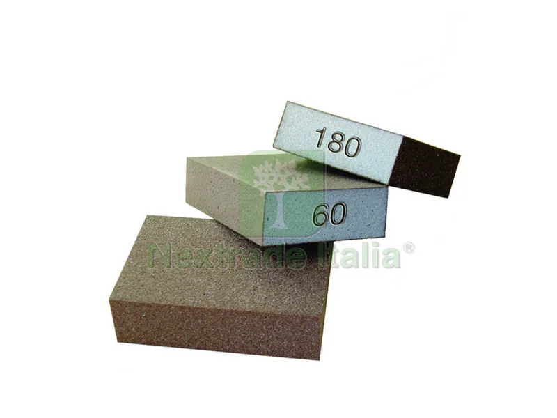 50PZ SPUGNETTA ABRASIVA BLOCK FM-BL mm. 100x70x26 h grana 36 (grossa) — Punte, frese e dischi — rif. FERX.VIT40303 50PZ SPUGNETTA ABRASIVA BLOCK FM-BL mm. 100x70x26 h grana 36 (grossa) — Punte, frese e dischi — rif. FERX.VIT40303