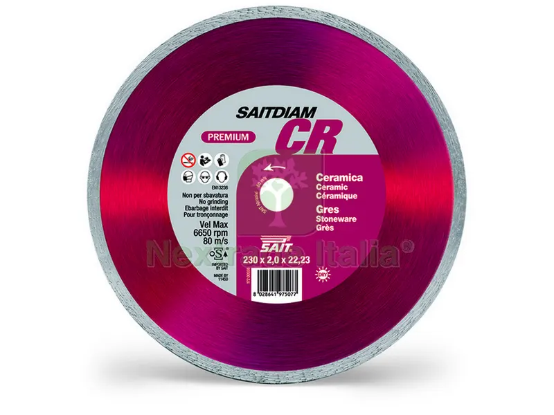 DISCO DIAMANTATO SAITDIAM CR Ø mm. 115x1,6x22,23 — Punte, frese e dischi — rif. FERX.VIT40477 DISCO DIAMANTATO SAITDIAM CR Ø mm. 115x1,6x22,23 — Punte, frese e dischi — rif. FERX.VIT40477
