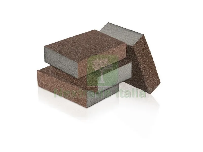 24PZ SPUGNETTA ABRASIVA mm.98x69x26 h grana grossa n° 36 — Punte, frese e dischi — rif. FERX.VIT44967
