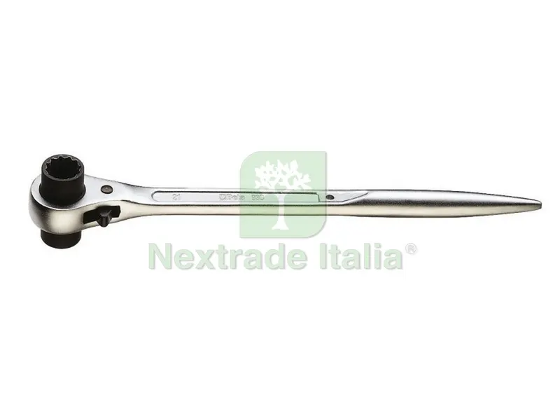 CHIAVE POLIGONALE A CRICCHETTO PER PONTEGGI Art. 93C mm. 21x22 — Chiavi e bussole — rif. FERX.VIT50814 CHIAVE POLIGONALE A CRICCHETTO PER PONTEGGI Art. 93C mm. 21x22 — Chiavi e bussole — rif. FERX.VIT50814
