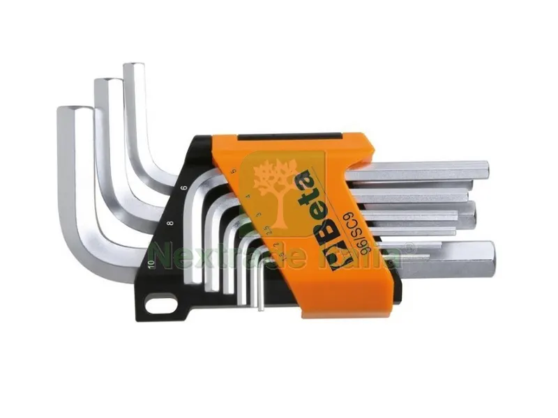 SERIE CHIAVI MASCHIO ESAGONALI 9 PZ. Art. 96/SC9 mm. 1,5¸10 — Punte, frese e dischi — rif. FERX.VIT46309 SERIE CHIAVI MASCHIO ESAGONALI 9 PZ. Art. 96/SC9 mm. 1,5¸10 — Punte, frese e dischi — rif. FERX.VIT46309