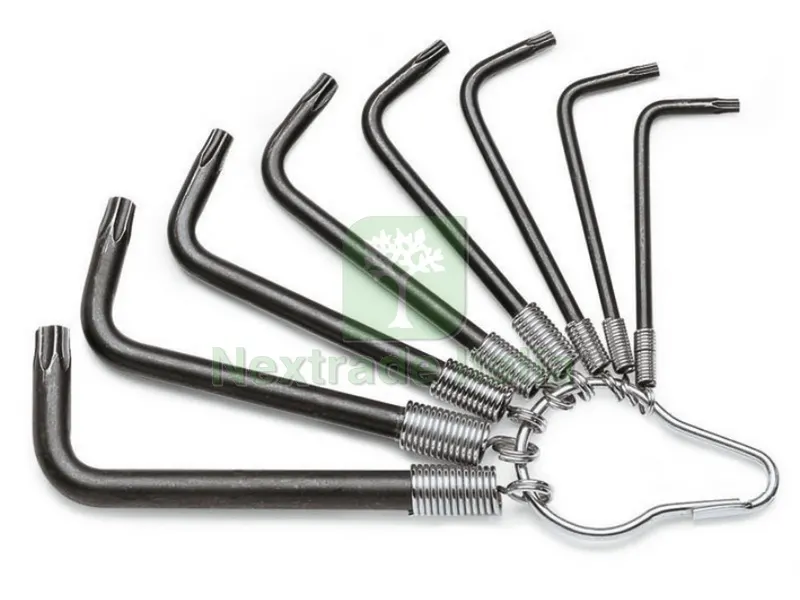 SERIE CHIAVI MASCHIO PIEGATE IMPRONTA TORX 8 PZ. Art. 97TX/ST8 T9¸T40 — Punte, frese e dischi — rif. FERX.VIT50822 SERIE CHIAVI MASCHIO PIEGATE IMPRONTA TORX 8 PZ. Art. 97TX/ST8 T9¸T40 — Punte, frese e dischi — rif. FERX.VIT50822