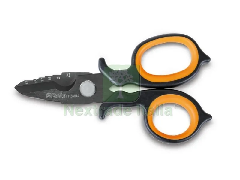 FORBICI PER ELETTRICISTA A LAME DIRITTE Art. 1128BAX mm. 150 — Misurazione e taglio manuale — rif. FERX.VIT51026 FORBICI PER ELETTRICISTA A LAME DIRITTE Art. 1128BAX mm. 150 — Misurazione e taglio manuale — rif. FERX.VIT51026