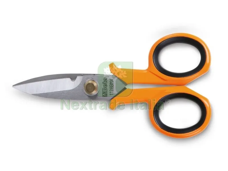 FORBICI PER ELETTRICISTA A LAME DIRITTE Art. 1128BMX mm. 147 — Misurazione e taglio manuale — rif. FERX.VIT51031 FORBICI PER ELETTRICISTA A LAME DIRITTE Art. 1128BMX mm. 147 — Misurazione e taglio manuale — rif. FERX.VIT51031