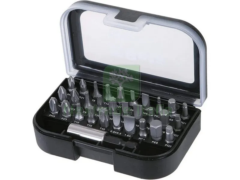 Inserti con Porta Inserti 31 PZ Art. 860EA/31 — Inserti e bit per avvitatori — rif. FERX.VIT51032 Inserti con Porta Inserti 31 PZ Art. 860EA/31 — Inserti e bit per avvitatori — rif. FERX.VIT51032