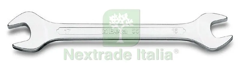 5PZ CHIAVE A FORCHETTA DOPPIA Art. 55 mm. 16x17 — Tubi e raccordi — rif. FERX.VIT50795 5PZ CHIAVE A FORCHETTA DOPPIA Art. 55 mm. 16x17 — Tubi e raccordi — rif. FERX.VIT50795