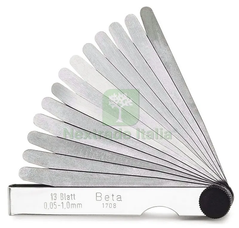 SPESSIMETRO DI PRECISIONE Art. 1708/13 lame mm. 0,05¸1 — Misurazione e taglio manuale — rif. FERX.VIT6337 SPESSIMETRO DI PRECISIONE Art. 1708/13 lame mm. 0,05¸1 — Misurazione e taglio manuale — rif. FERX.VIT6337