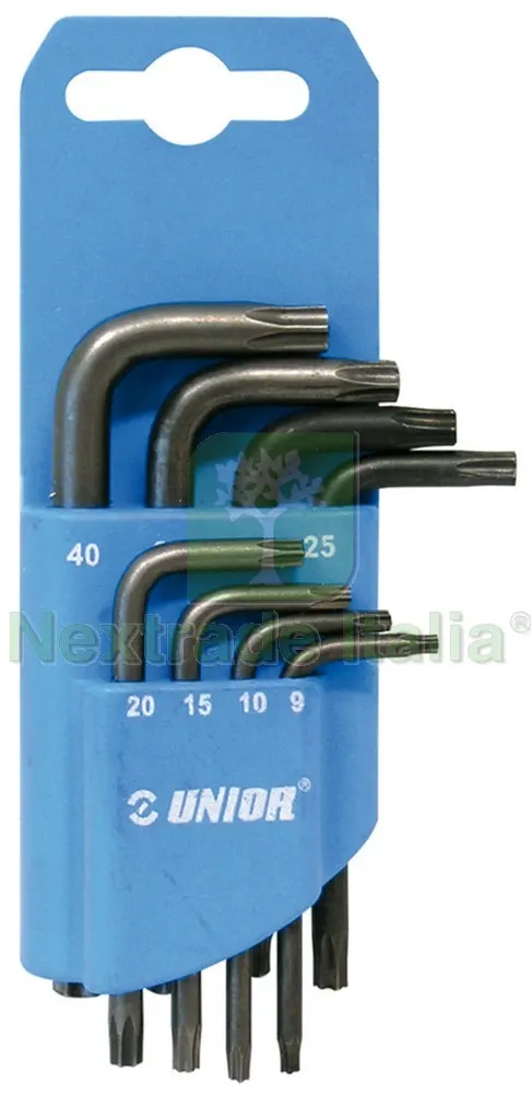 SERIE CHIAVI TORX 8 PZ. Art. 220 TXN — Punte, frese e dischi — rif. FERX.VIT26651 SERIE CHIAVI TORX 8 PZ. Art. 220 TXN — Punte, frese e dischi — rif. FERX.VIT26651