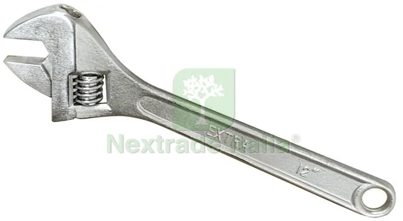 6PZ CHIAVE A RULLINO REGOLABILE mm. 250 — Chiavi e bussole — rif. FERX.VIT7970 6PZ CHIAVE A RULLINO REGOLABILE mm. 250 — Chiavi e bussole — rif. FERX.VIT7970