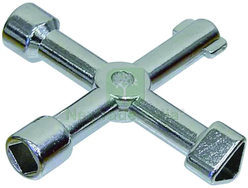 CHIAVE UNIVERSALE A 4 IMPRONTE — Tubi e raccordi — rif. FERX.VIT55835 CHIAVE UNIVERSALE A 4 IMPRONTE — Tubi e raccordi — rif. FERX.VIT55835