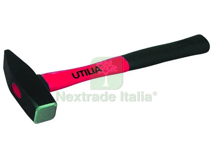 6PZ MARTELLO DA BANCO MANICO IN FIBRA DI VETRO gr. 200 — Martelli e mazze — rif. FERX.VIT19831