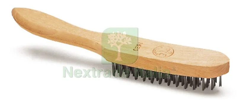 12PZ SPAZZOLA IN ACCIAIO CON MANICO art.1621 — Punte, frese e dischi — rif. FERX.VIT398