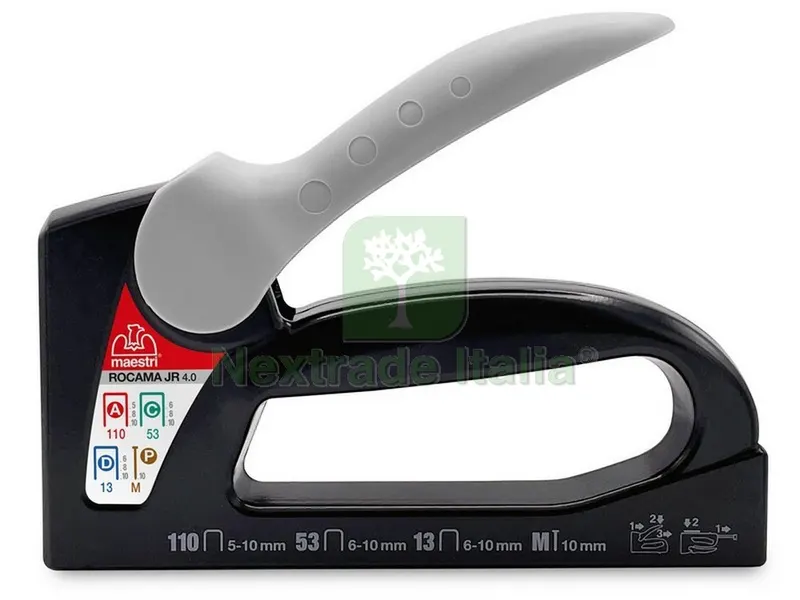 Fissatrice Rocama JR Metal Black 4.0 Mod. 110 — Trapani e avvitatori — rif. FERX.VIT50129