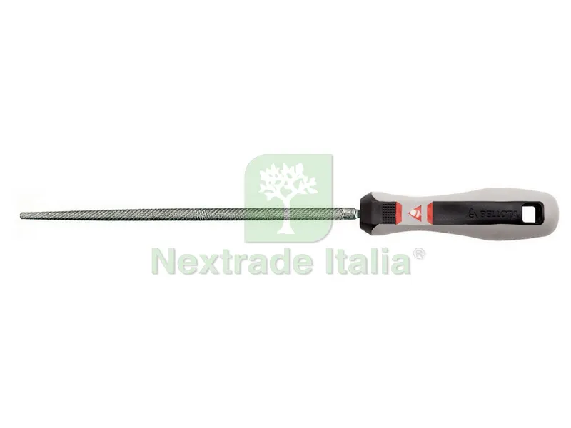 LIMA TONDA PER MECCANICA CON MANICO mis. 8 — Lime e raspe — rif. FERX.VIT9619 LIMA TONDA PER MECCANICA CON MANICO mis. 8 — Lime e raspe — rif. FERX.VIT9619