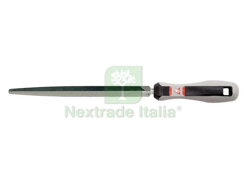 LIMA TRIANGOLARE PER MECCANICA CON MANICO mis. 6 — Misurazione e taglio manuale — rif. FERX.VIT9620