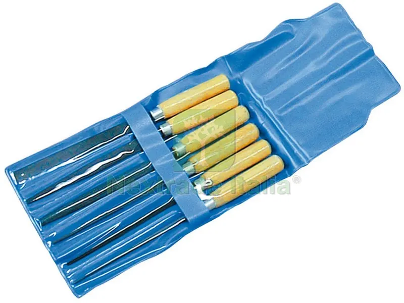 SERIE LIME PER CHIAVI 6 PZ. mis. 4 — Lime e raspe — rif. FERX.VIT7132