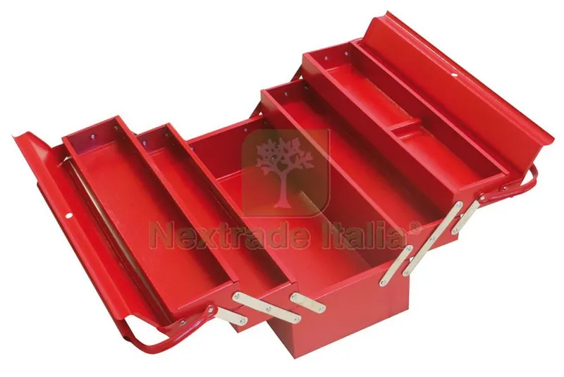 Cassette Portautensili in Acciaio 5 Scomparti cm. 45x20x20 h — Casalinghi e organizzazione — rif. FERX.VIT31207 Cassette Portautensili in Acciaio 5 Scomparti cm. 45x20x20 h — Casalinghi e organizzazione — rif. FERX.VIT31207