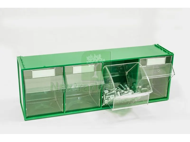 Cassettiera Componibile FOX 104 Verde 4 cassetti mm. 600x177x206 h — Arredo — rif. FERX.VIT23960