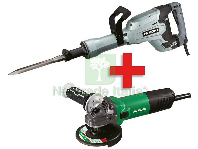 Martello Demolitore H65SB3 1.340W + Smerigliatrice G13SWA 1.100W — Smerigliatrici e seghe — rif. FERX.VIT52172